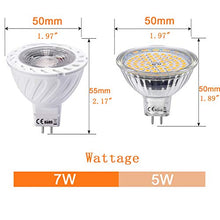 Carica l&#39;immagine nel visualizzatore di Gallery, Yafido Lampadine GU5.3 MR16 LED 12V Faretti Luce Bianco Caldo 7W - Ilgrandebazar