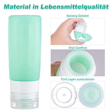 Carica l&#39;immagine nel visualizzatore di Gallery, Morfone Bottiglie da Viaggio in Silicone,16 pezzi set viaggio mit...