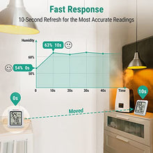 Carica l'immagine nel visualizzatore di Gallery, ThermoPro TP50 Termometro Igrometro Digitale per Ambiente Misuratore di Umidità e Temperatura Interno per Casa Termoigrometro Professionale per Misura Stanza