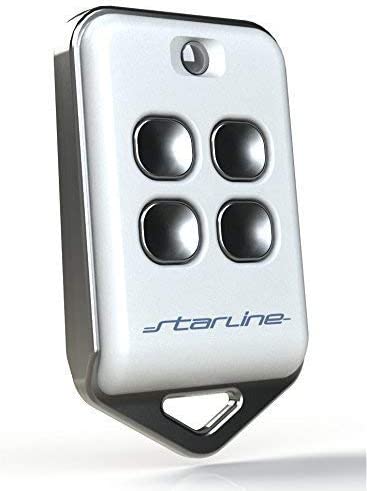 STARLINE RADIOCOMANDO Universale Twin AU4T 433 MHz (433.92) codice Fisso Nero