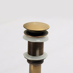 KUNGYO Lavello senza scanalatura Rubinetto Push Pop Up Antique Brass - Ilgrandebazar