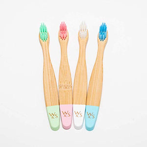 Wild & Stone | Spazzolino da denti per bambino in bambù organico | Quattro... - Ilgrandebazar