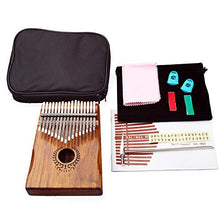 Carica l&#39;immagine nel visualizzatore di Gallery, Kalimba 17 Tasti Professionale in Legno Massello KOA Thumb/Finger Piano,... - Ilgrandebazar