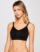 Carica l'immagine nel visualizzatore di Gallery, Marchio Amazon - Iris &amp; Lilly Bralette per Allattamento Seam 46, Nero (Black) - Ilgrandebazar