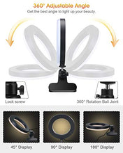 Carica l&#39;immagine nel visualizzatore di Gallery, ELEGIANT Luce per Selfie, ad Anello LED Foto con Clip Telecomando 3...