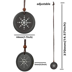 Scalar Energy Balance Necklace EMF Protection Anti Radiation Shield Volcanic...