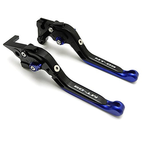 MT 09 Breve leve freno e frizione Regolabile Per MT09 MT-09 2014 2015 Blu - Ilgrandebazar