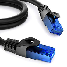 Carica l&#39;immagine nel visualizzatore di Gallery, KabelDirekt - 15m - Cavo di rete, Ethernet e cavo Lan - 15 m, Nero - Blu