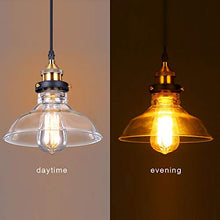 Carica l&#39;immagine nel visualizzatore di Gallery, Glighone Lampada a Sospensione Stile Edison Vintage Industriale Lampadario...