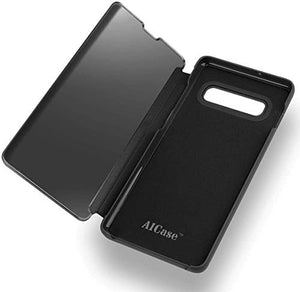 Custodia per Samsung Galaxy S8 Cover PU Custodie in Pelle con Funzione Nero - Ilgrandebazar