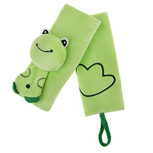 Carica l&#39;immagine nel visualizzatore di Gallery, INCHANT Cartoon Animal morbida cablaggio della cintura di sicurezza Green