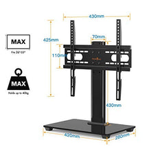 Carica l'immagine nel visualizzatore di Gallery, Perlegear Supporto TV per 26-55 pollici, OLED LCD piatta e curva, che...