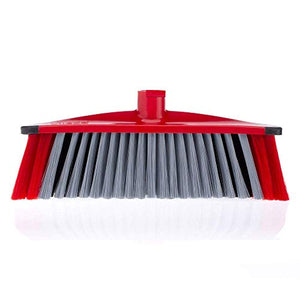 Vileda 3Action Scopa per Interni, con 3 Diverse Setole, Cattura Rosso-grigio - Ilgrandebazar