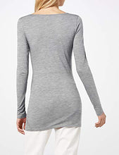 Carica l'immagine nel visualizzatore di Gallery, Vero Moda Vmmaxi My LS Soft Long U-Neck Noos XS, Grigio (Light Grey Melange)