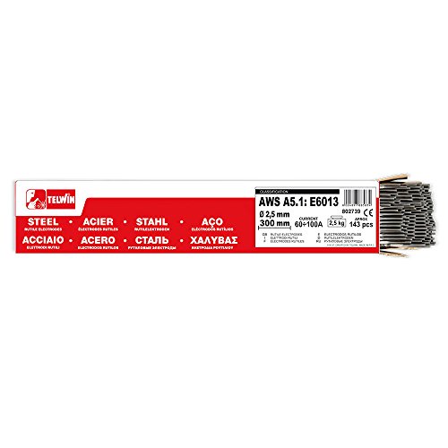 Telwin 802739 Elettrodi Rutili per Saldatura 2.5 mm, kg, Set di pacco - Ilgrandebazar