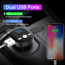 Carica l&#39;immagine nel visualizzatore di Gallery, Trasmettitore FM Bluetooth, Clydek V5.0 Bluetooth Adattatore per Autoradio...