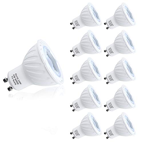 Lampadine GU10 LED 6W, 60W equivalenti a Gu10 Bianca Freddo
