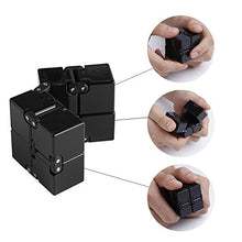 Carica l&#39;immagine nel visualizzatore di Gallery, Funxim Infinity Cube Toy per Adulti e Bambini, Nuova Versione Fidget Nero - Ilgrandebazar