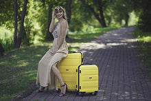 Carica l&#39;immagine nel visualizzatore di Gallery, WINGS LUGGAGE Carrello Spazioso - Valigia Leggera Per M 66x43x27, Rosa
