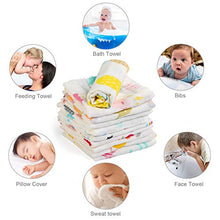 Carica l&#39;immagine nel visualizzatore di Gallery, LEADSTAR Lavette Neonato, 10x Asciugamani Bambini Mussola in Cotone Morbido... - Ilgrandebazar