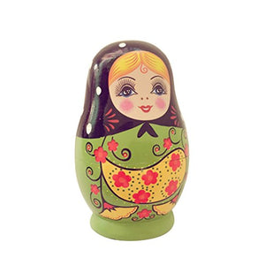 ULTNICE Bambola russa matrioska di legno Matryoshka 5 pezzi - Ilgrandebazar