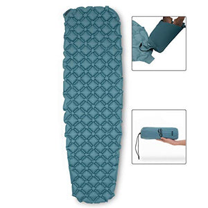 Qeedo Light Pad materassino Campeggio, gonfiable, Leggero, ridotte, incl....