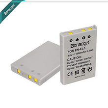 Carica l&#39;immagine nel visualizzatore di Gallery, Bonadget EN-EL5 EN EL5 ENEL5 - Caricabatterie da 2 batterie ricaricabili...