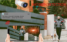 Carica l'immagine nel visualizzatore di Gallery, Mibao IHOUONE Visione Notturna super Telecamera IP esterna, di Sicurezza...