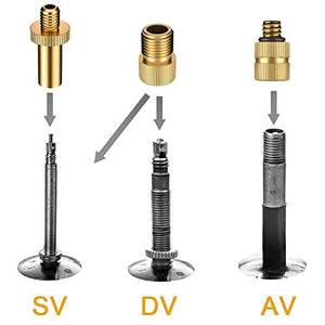 VIMILOLO Bicicletta Adattatore per Valvola,Bici valvola Bici...