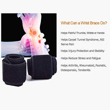 Carica l&#39;immagine nel visualizzatore di Gallery, SUPRBIRD 2 Pezzi Polsiera Elastica Supporto per Polso, Polso Fascia Tutore...