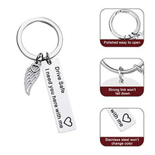 Carica l&#39;immagine nel visualizzatore di Gallery, ortachiavi 2 Pcs, Portachiavi da Uomo Personalizzati per Auto, I Need You...