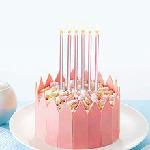 Carica l&#39;immagine nel visualizzatore di Gallery, YFOX 24 candeline per Decorare Torte e Feste di Rose Gold