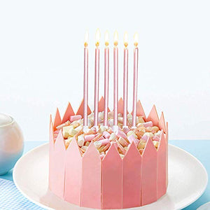 YFOX 24 candeline per Decorare Torte e Feste di Rose Gold