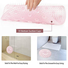 Carica l&#39;immagine nel visualizzatore di Gallery, Lanthour Pad Massaggio Doccia Antiscivolo per Massaggiare Rosa Ciliegia - Ilgrandebazar