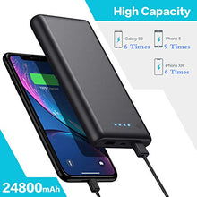 Carica l&#39;immagine nel visualizzatore di Gallery, iPosible Power Bank 24800mAh, Caricabatterie Portatile 2 USB Porte, Nero - Ilgrandebazar