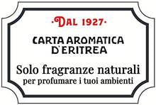 Carica l'immagine nel visualizzatore di Gallery, CASANOVA - carta d'Eritrea 72 listelli in scatola di metallo confezione regalo, cartine biologiche da bruciare profumano e purificano gli ambienti