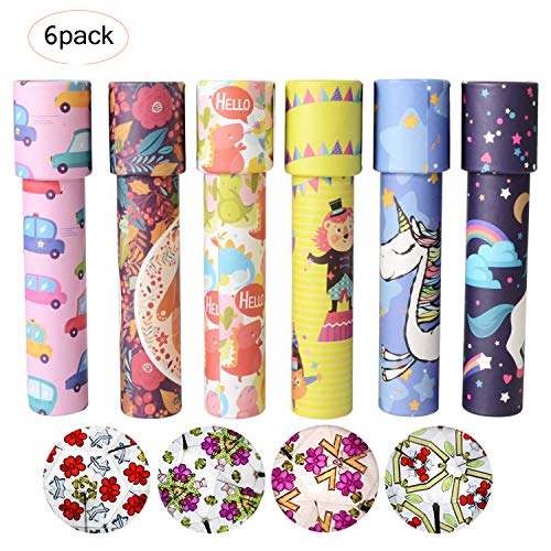 Funmo 6PCS Giocattolo Caleidoscopio Kit Classic Paper Kaleidoscope 6pcs - Ilgrandebazar