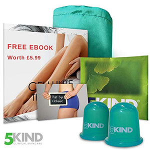 5kind KIT Coppetta AntiCellulite in Silicone 2 Pezzi | SET Borsetta da...