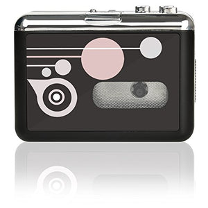 Rybozen Cassette Player Standalone Portable Digital USB Audio Music/Cassette...