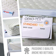 Carica l&#39;immagine nel visualizzatore di Gallery, Materasso Next To Me Certificato Oeko-tex® h 7cm Materassino Culla Neonato... - Ilgrandebazar