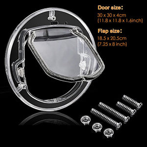 GLOGLOW Porta a Battente per Finestra con a Animali...