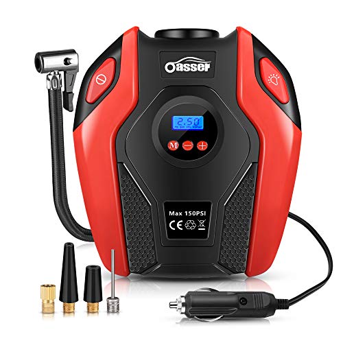 Oasser Compressore Aria Portatile Auto, Mini Pompa Elettrica Ricaricabile P6 - Ilgrandebazar