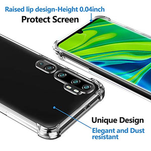 Ferilinso Cover per Xiaomi Mi Note 10 /Note 10 PRO Cover, Trasparente