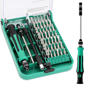 Set Cacciaviti di Precisione Uktunu 45 in 1 Magnetico Professionale 45 Pezzi - Ilgrandebazar