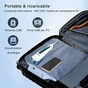 Idropulsore Dentale Portatile, NICWELL Irrigatore Orale Professionale 4...