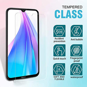 Ferilinso Vetro Temperato per Xiaomi Redmi Note 8T Pellicola Vetro,[2 2 pcs