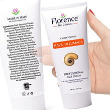 Carica l&#39;immagine nel visualizzatore di Gallery, 100ml. Bio Crema con Bava di Lumaca al 65% e Acido Ialuronico PURO 100%+Vitamina C/E. Con Ingredienti a Nota Azione Antietà, Cicatrizzante e Antimacchia per Viso, Collo e Contorno Occhi. Made in Italy