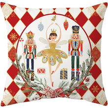 Carica l&#39;immagine nel visualizzatore di Gallery, ARNTY Natale Federe Cuscini Divano 45x45, Natale Federe Cuscino,Cuscini Natalizi,Copricuscini Divano Set di 4 Fodere Cuscini Moderna Federe Decorative Camera da Letto Divano Cuscino per Esterno