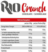Carica l'immagine nel visualizzatore di Gallery, Got7 Nutrition Got7 Rio Crunch - Cialda proteica con barretta di cioccolato Barretta proteica Whey Diet Fitness Bodybuilding - 12x 20g (Chocolate) - 240 g