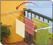 Carica l&#39;immagine nel visualizzatore di Gallery, Gimi Ring Stendibiancheria da Balcone, Stendino Esterno, Sistema a... - Ilgrandebazar